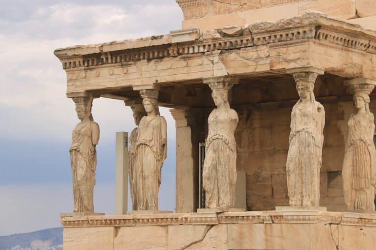 Das Erechtheion mit der Korenhalle