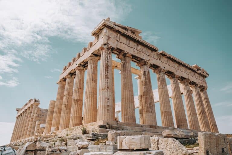 Der Parthenon auf der Akropolis